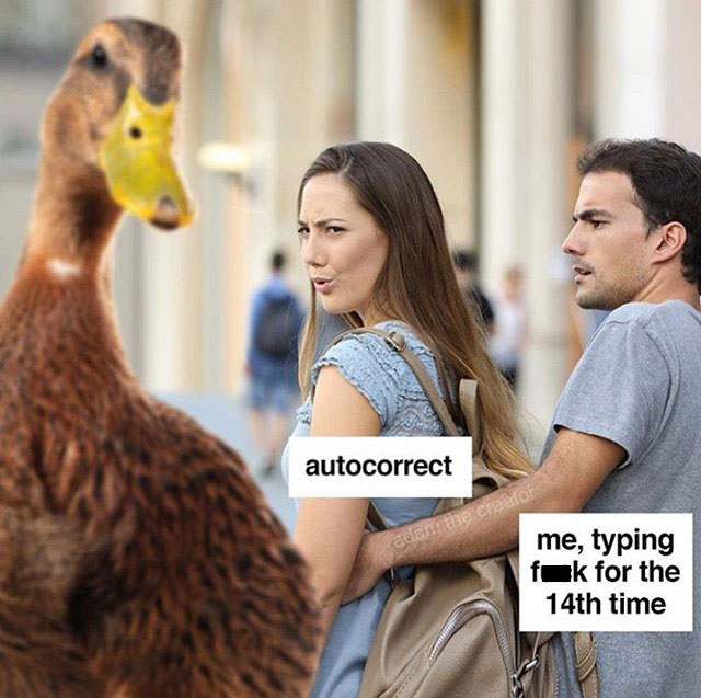 autocorrect me typing fuck for the 14th time - autocorrect me, typing fok for the 14th time