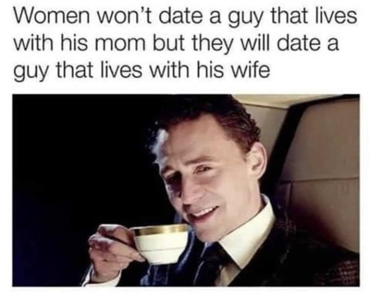 dry january gif - Women won't date a guy that lives with his mom but they will date a guy that lives with his wife