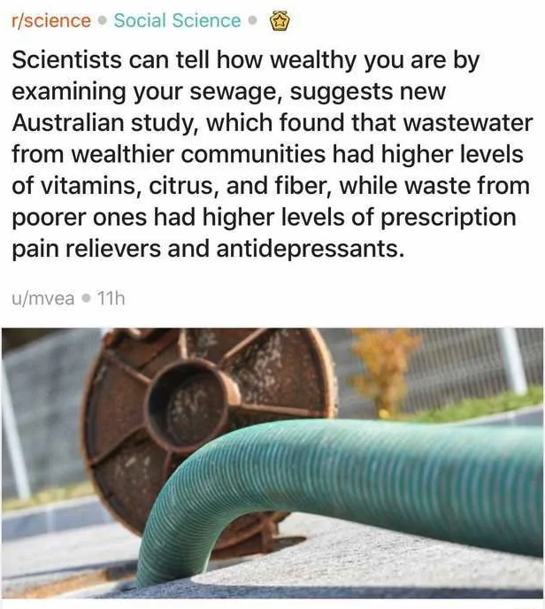 drain cleaning services - rscience. Social Science Scientists can tell how wealthy you are by examining your sewage, suggests new Australian study, which found that wastewater from wealthier communities had higher levels of vitamins, citrus, and fiber, wh