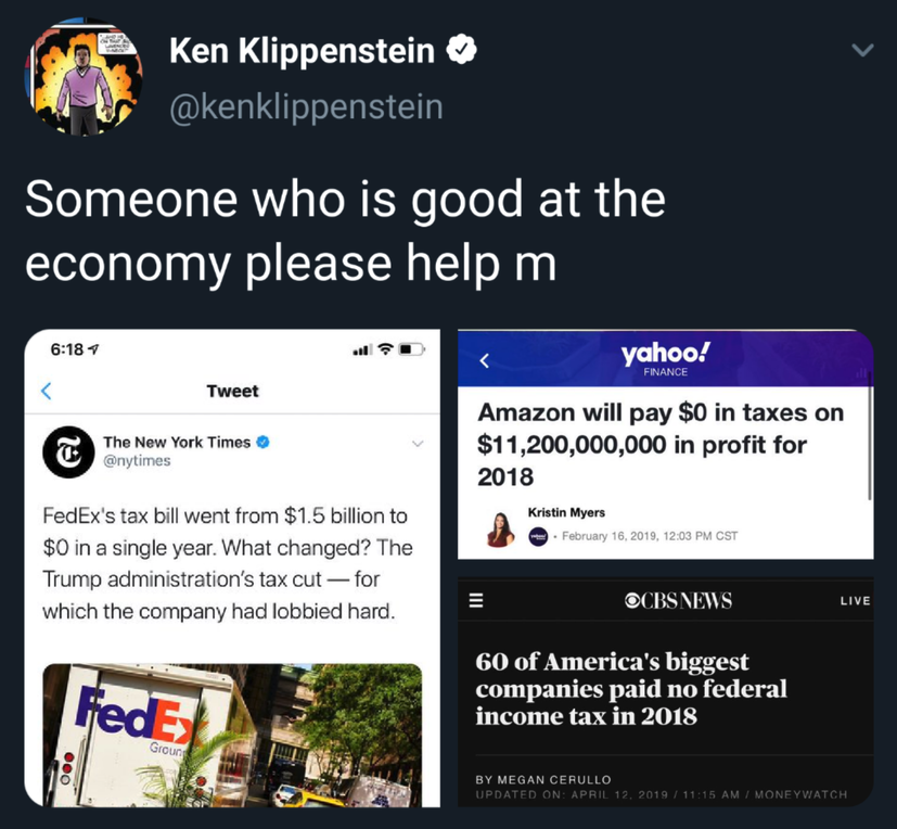fedex - Ken Klippenstein Someone who is good at the economy please help m
