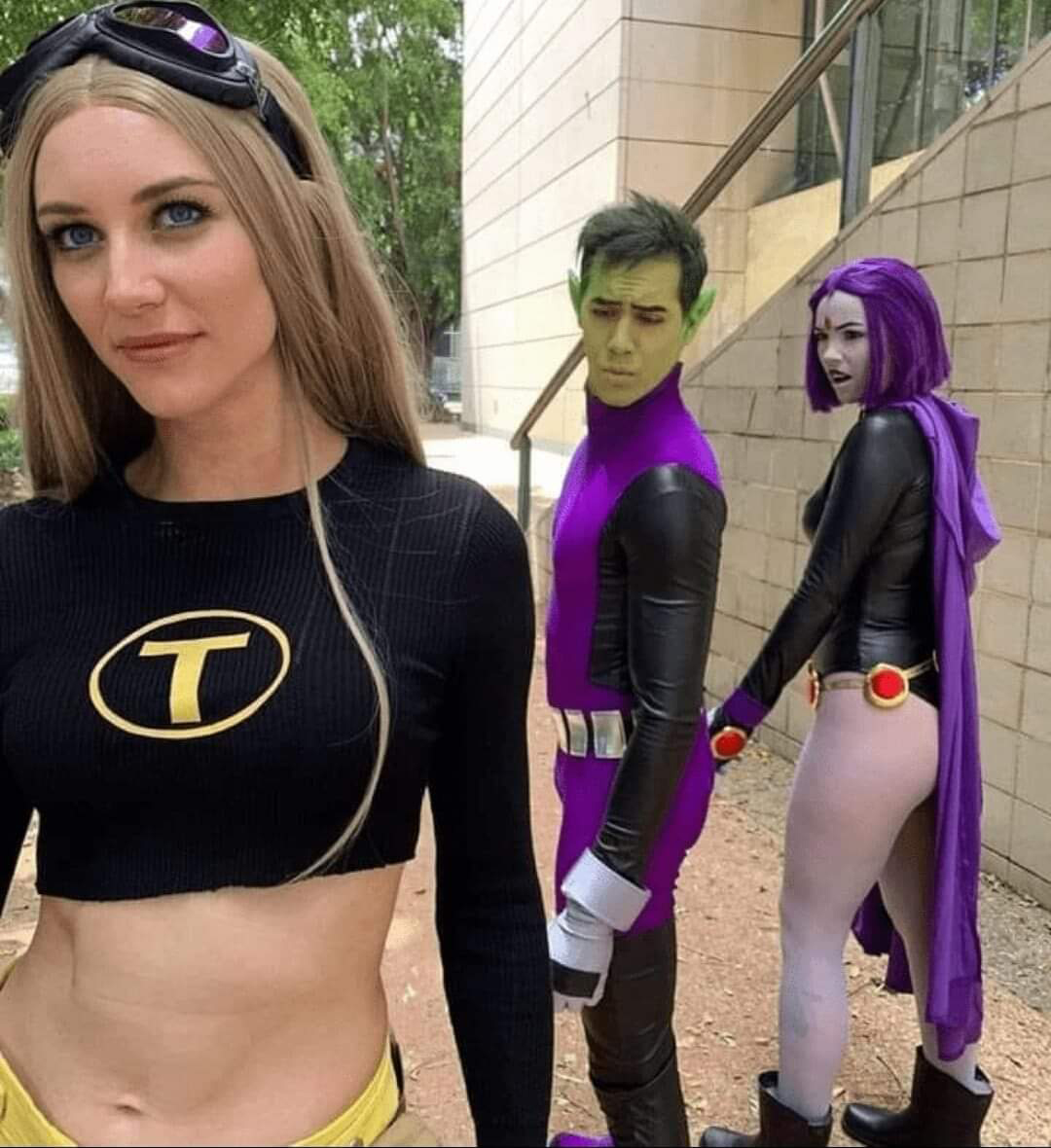 teen titans cosplay meme