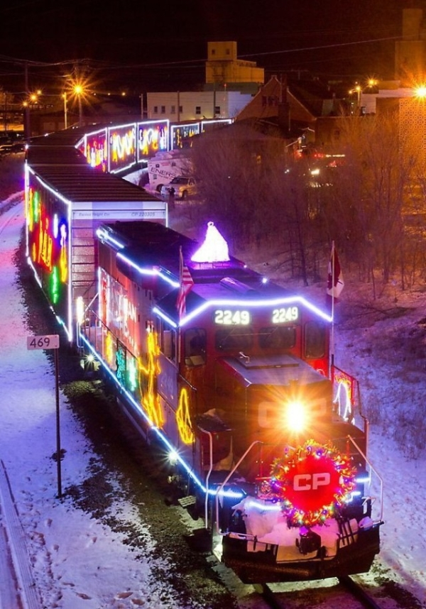 christmas train snow - 469