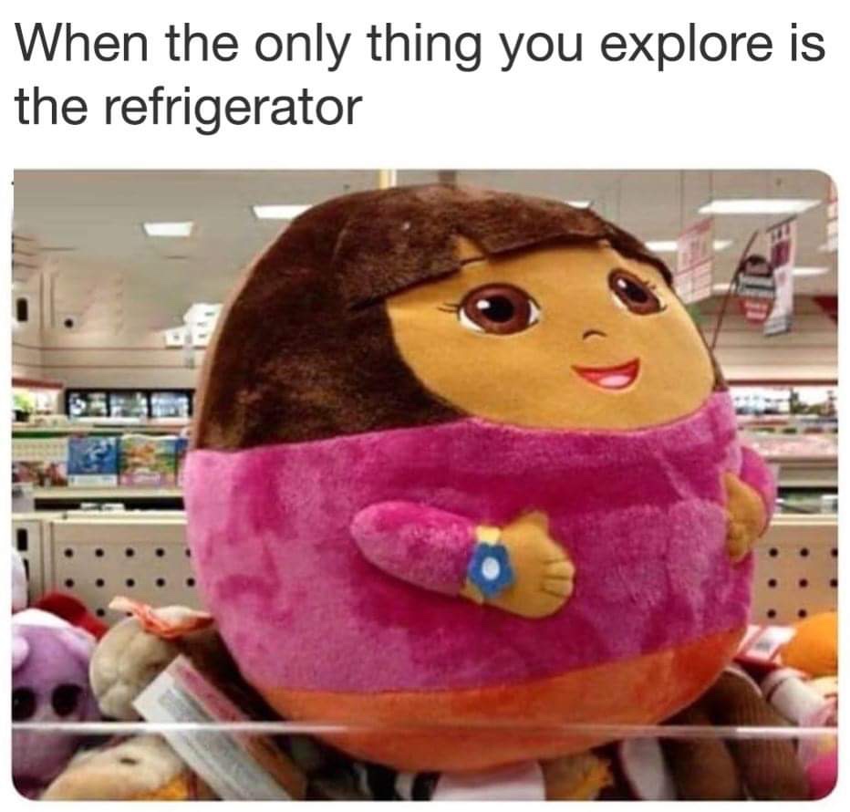 you only explore the refrigerator - When the only thing you explore is the refrigerator