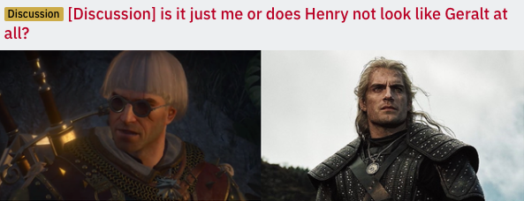 the witcher meme - witcher tv show - Discussion Discussion is it just me or does Henry not look Geralt at all?