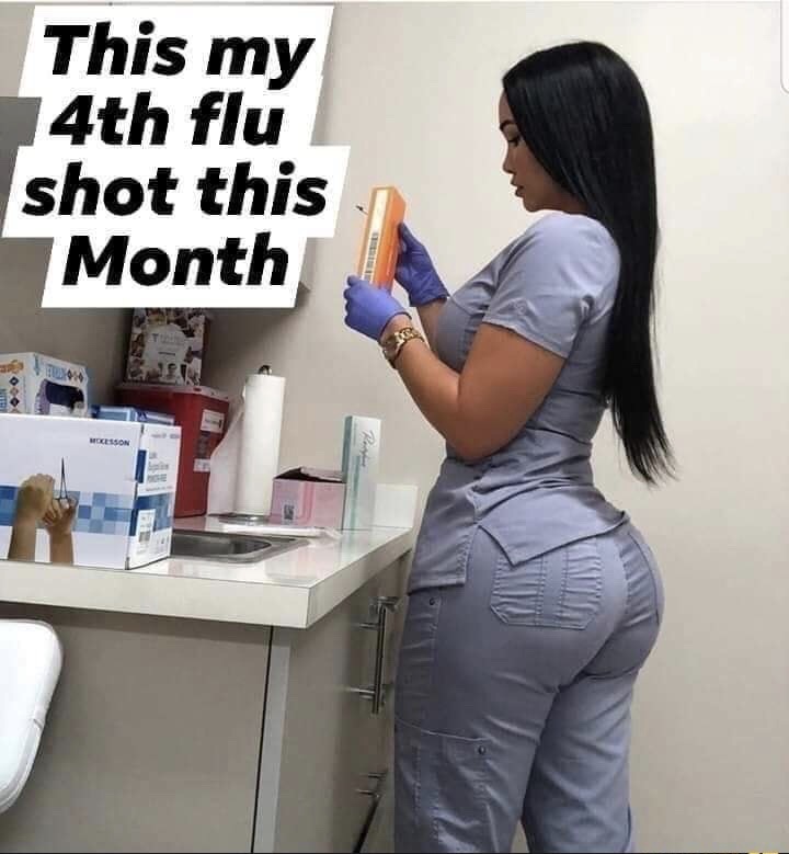 my 4th flu shot this month meme - This my 4th flu shot this Month