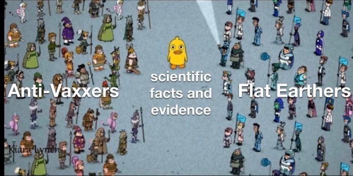 team pokemon go meme - Antivaxxers Ya scientific facts and evidence facts and Flat Earthers Ciara Lynen