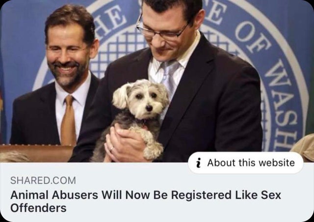 dank meme - Animal - Toft Was i About this website d.Com Animal Abusers Will Now Be Registered Sex Offenders
