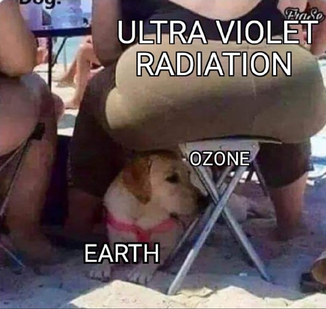 dank meme - Duy. Fase Ultra Violet Radiation Ozone Earth