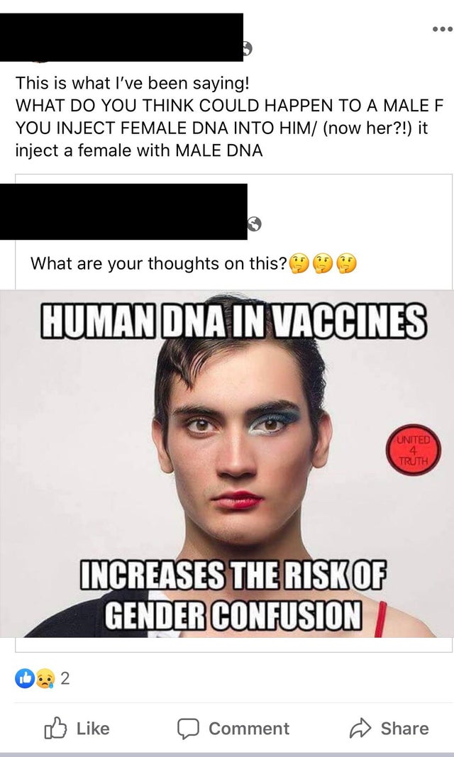 hairstyle - This is what I've been saying! What Do You Think Could Happen To A Malef You Inject Female Dna Into Him now her?! it inject a female with Male Dna What are your thoughts on this? 999 Human Dna In Vaccines United Truth Increases The Risk Of Gen
