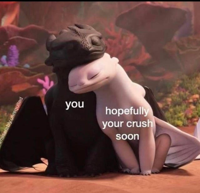 wholesome - Toothless - you miserably.unrequited hopefully your crush soon