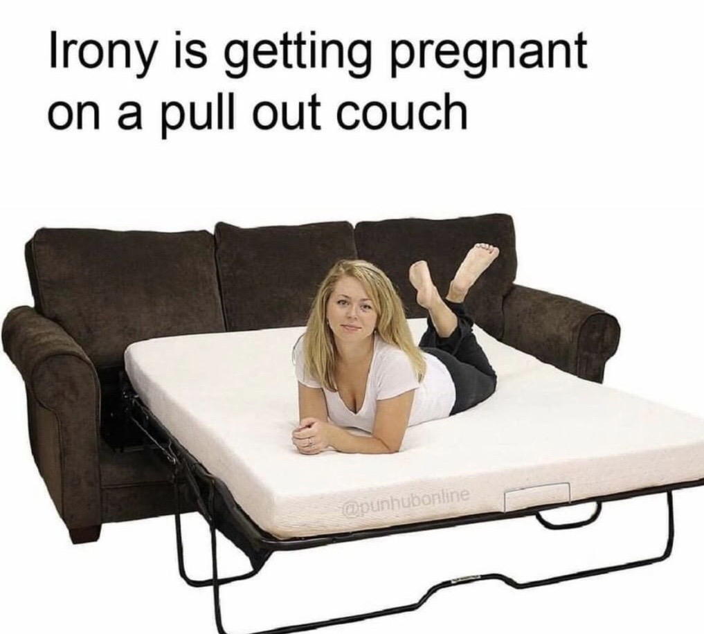 irony getting pregnant on pullout sofa - Irony is getting pregnant on a pull out couch sopunhubonline