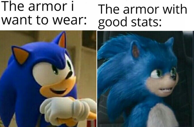 you nailed it sonic movie - The armori The armor with want to wear good stats