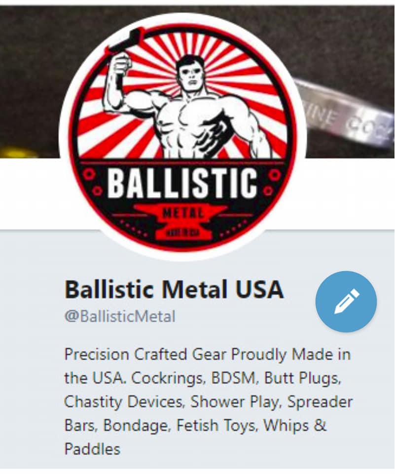 label - Ballistic Metal Ballistic Metal Usa Precision Crafted Gear Proudly Made in the Usa. Cockrings, Bdsm, Butt Plugs, Chastity Devices, Shower Play, Spreader Bars, Bondage, Fetish Toys, Whips & Paddles