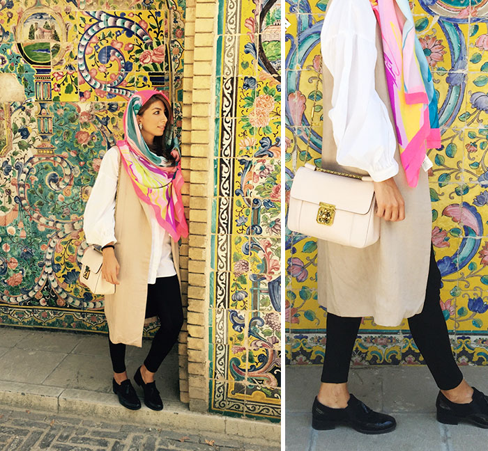 Iranian women - colorful clothing