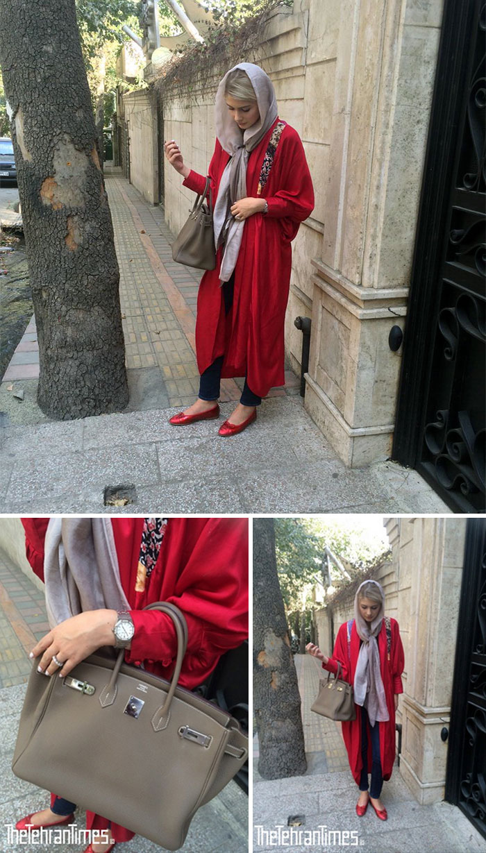 Iranian women - stylish long kurti with hijab - Thelehranlimes. Thelehranlimes