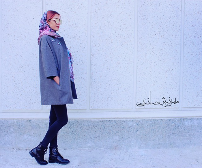Iranian women - girl in the winter