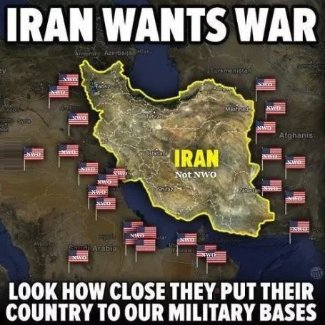 iran want war - Iran Wants War Xo Afghanis Iran Not Nwo Arabia Look How Close They Put Their Country To Our Military Bases