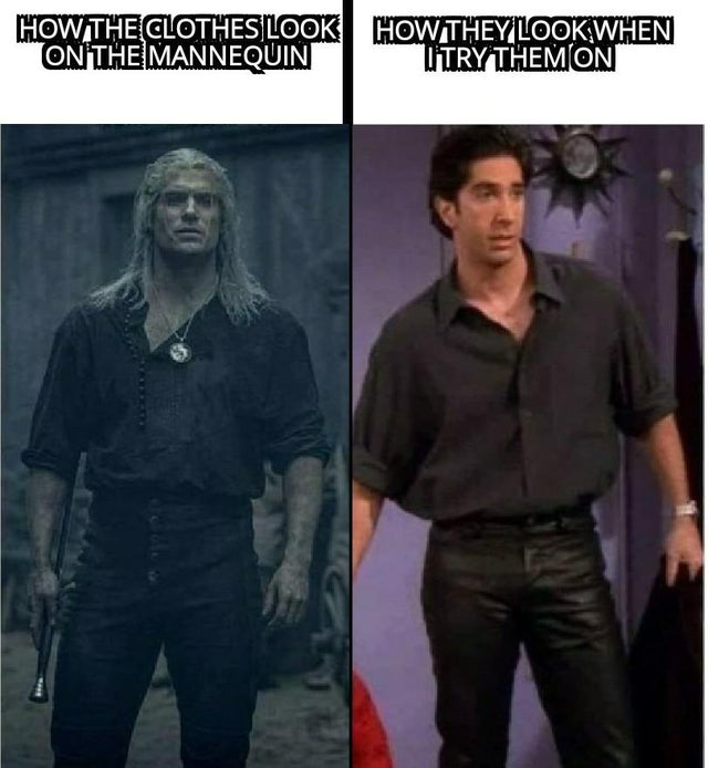 ross geller outfits - How Theclotheslook On The Mannequin How They Look When Ultry Themon
