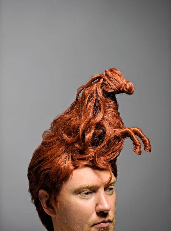 crazy men hairstyle