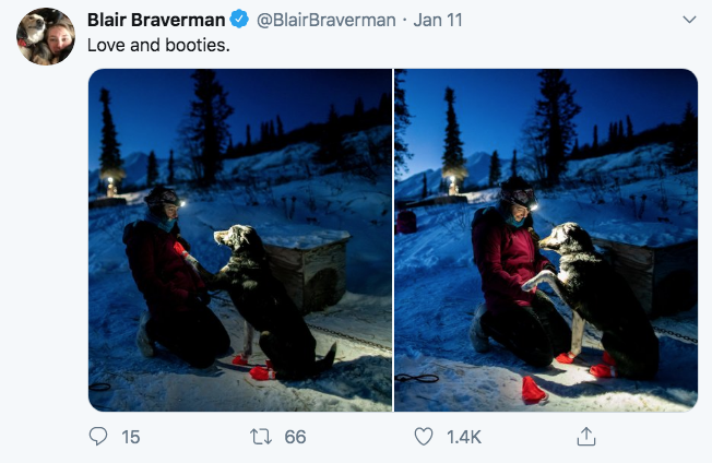 winter - Braverman. Jan 11 Blair Braverman Love and booties. o 15 22 66