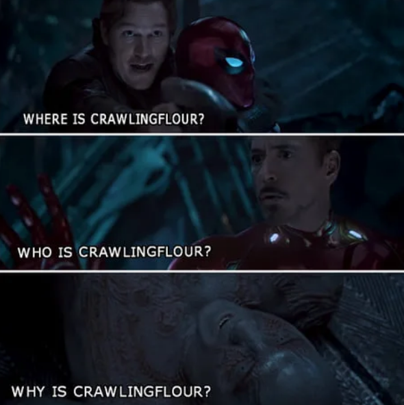 film - Where Is Crawlingflour? Who Is Crawlingflour? Why Is Crawlingflour?