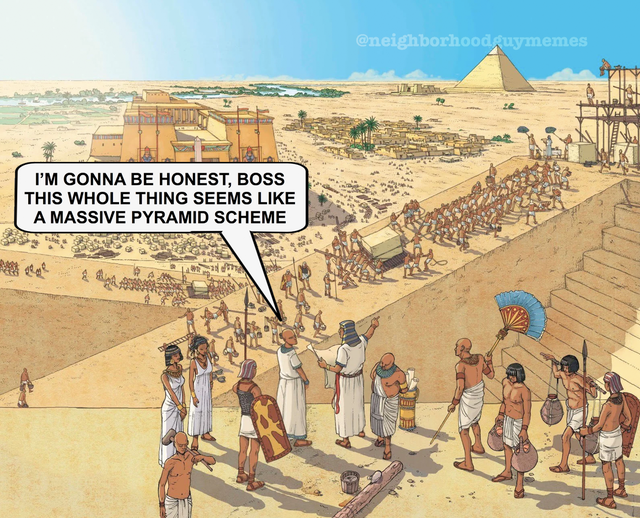 archaeological site - I'M Gonna Be Honest, Boss This Whole Thing Seems A Massive Pyramid Scheme