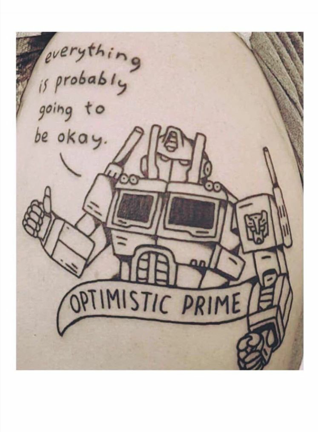 optimistic prime - everything is probably going to be okay. 92 Optimistic Primeler
