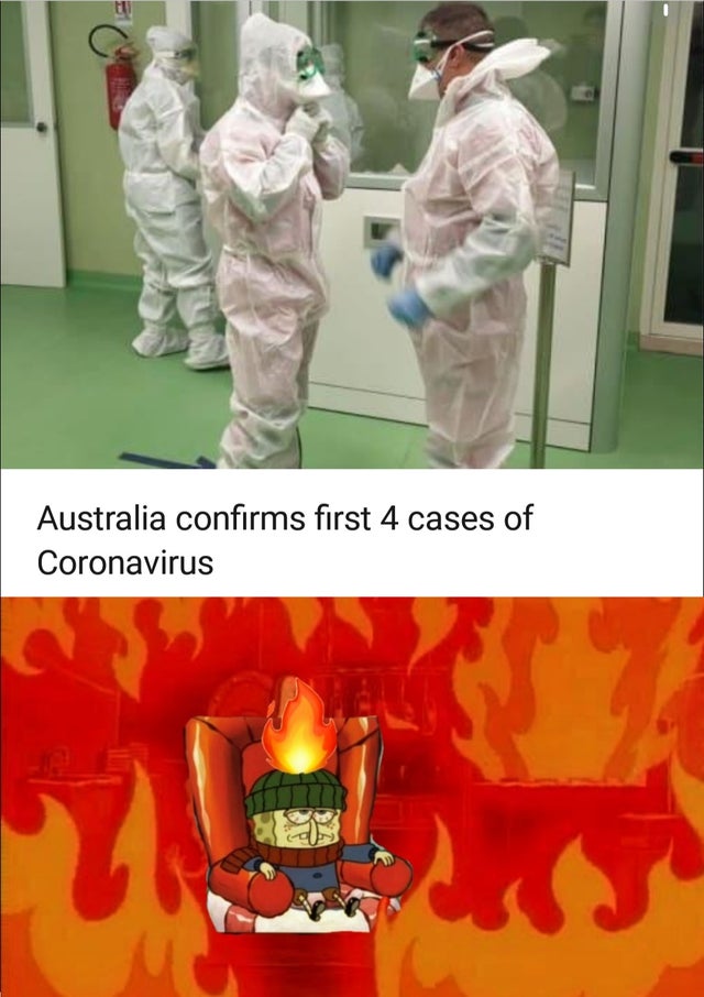meme  - Leonardo da Vinci International Airport - Australia confirms first 4 cases of Coronavirus