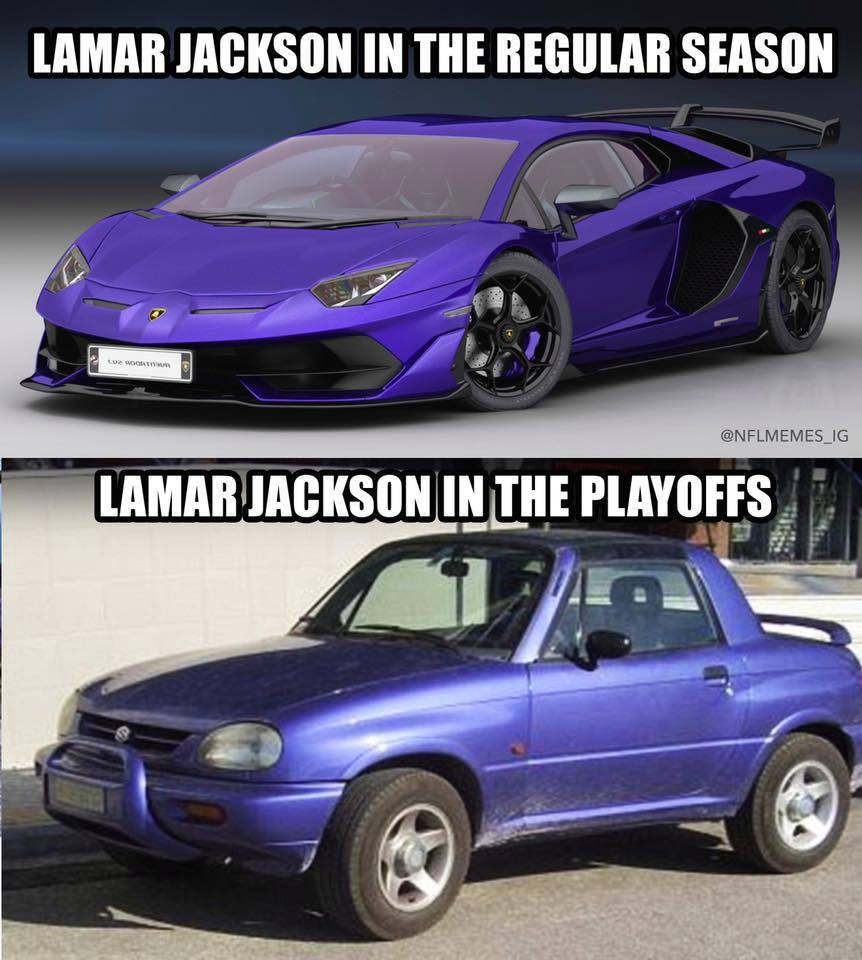 aww yeah meme - Lamar Jackson In The Regular Season Lue Wat Lamar Jackson In The Playoffs