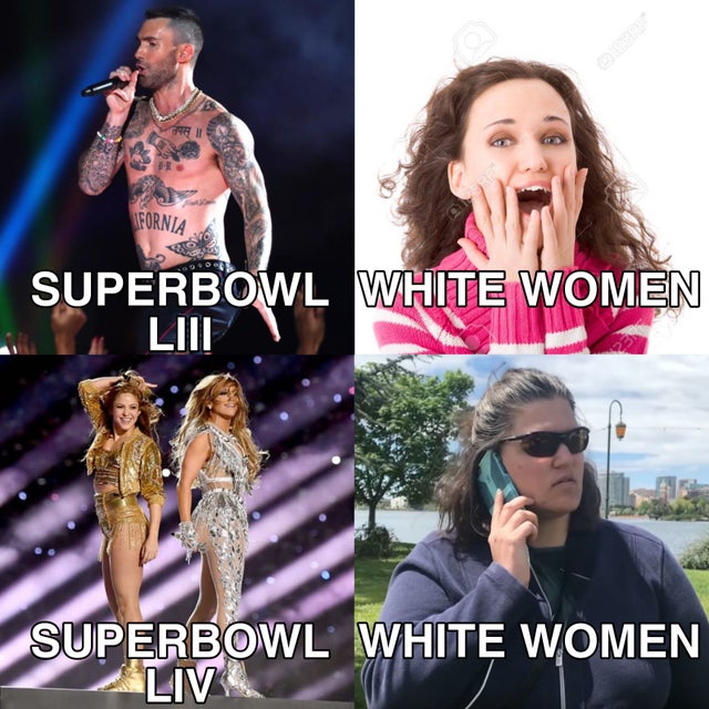 super bowl meme - photo caption - Fornia Superbowl White Women Liii Superbowl White Women Livs