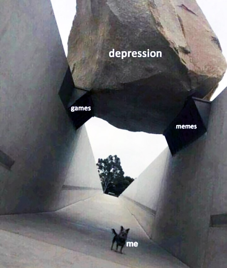 dark meme - me depression memes - depression games memes me