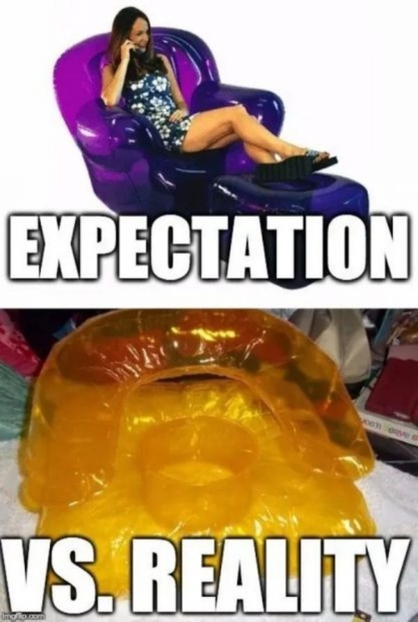 humpday collection - funny 90s kids memes - Expectation Vs. Reality