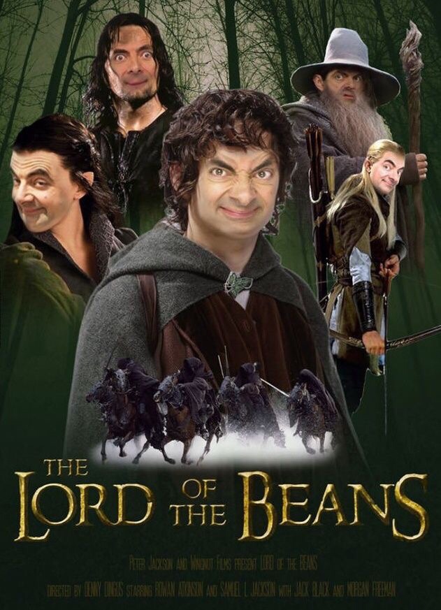 lotr meme - lord of the rings mr bean - The Jord The Beans Ate Lax Ad Wisznu, files frase Lebo In The Deas Prestal By Ceny, Cores Stan Panan Atasin At Same Loansin With Jalen Lex Ali Mean Tema