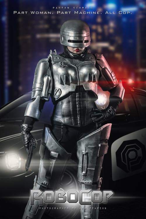 cosplay - female robocop cosplay - Payton Schmall Part Woman. Part Machine. All Cop. Hotographeeya Berfaeson