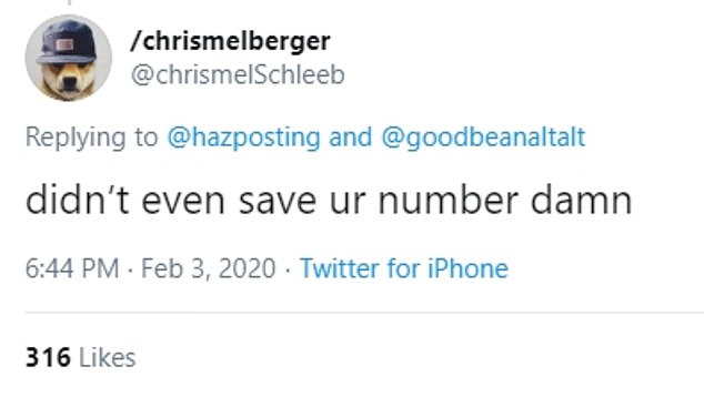 funny athlete tweets - chrismelberger and didn't even save ur number damn Twitter for iPhone 316