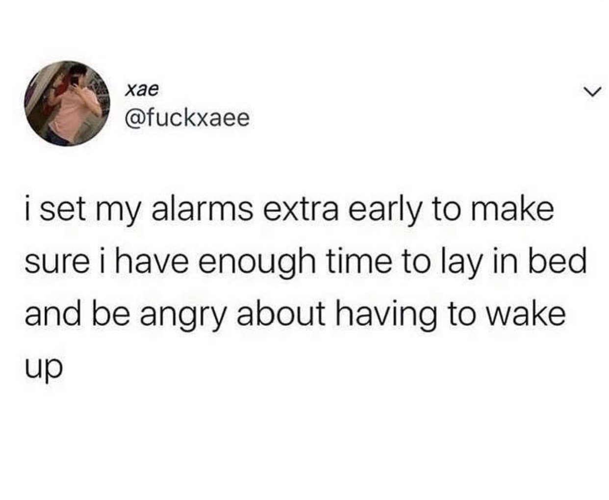 stuart little car meme - Xae i set my alarms extra early to make sure i have enough time to lay in bed and be angry about having to wake up