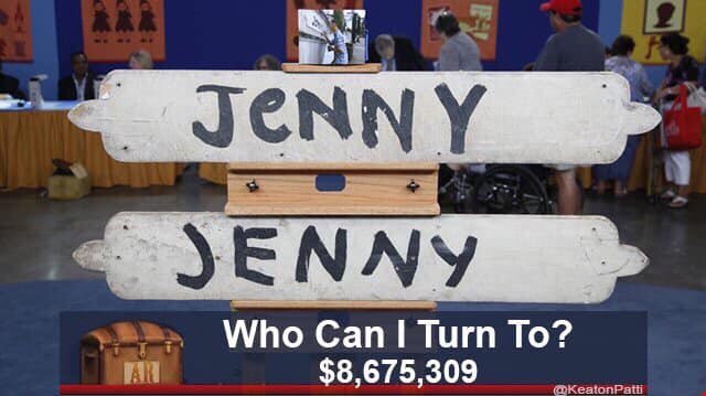 forrest gump props - Jenny Jenny Who Can I Turn To? $8,675,309