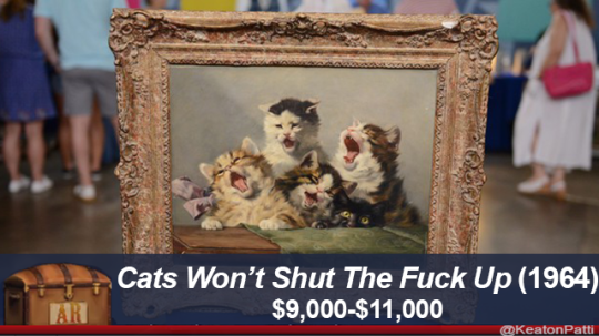 cats won t shut the fuck up - 1 Ar Cats Won't Shut The Fuck Up 1964 $9,000$11,000 KeatonPatti