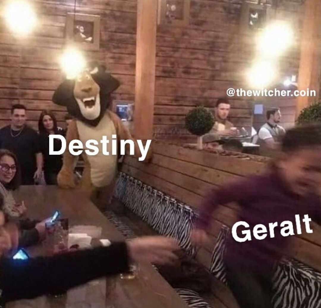 Witcher memes - .coin Destiny Geralt