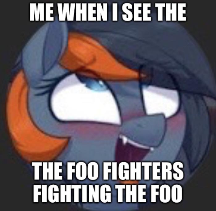 grout medic - Me When I See The The Foo Fighters Fighting The Foo