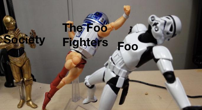 r2d2 with arms and legs - Society The Foo Fighters Foo