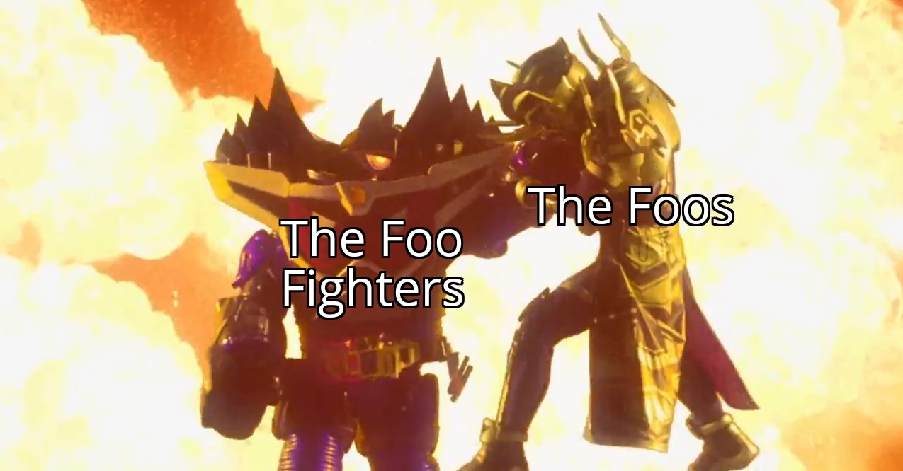 computer wallpaper - "The Foos The Foo Fighters