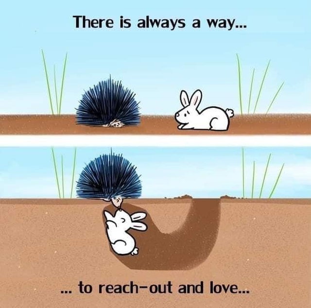 internet-for-the-spirit-won t turn back on you - There is always a way... ... to reachout and love...