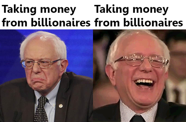 photo caption - Taking money Taking money from billionaires from billionaires