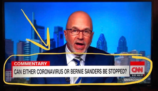 spokesperson - Commentary Can Either Coronavirus Or Bernie Sanders Be Stopped? Can Et Smerconic