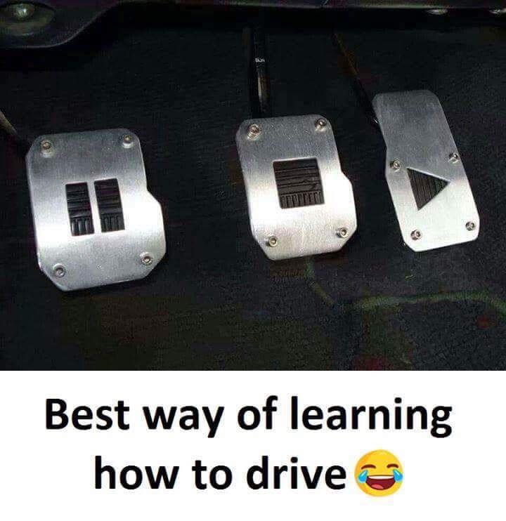 gaming memes - hardware accessory - Best way of learning how to drive