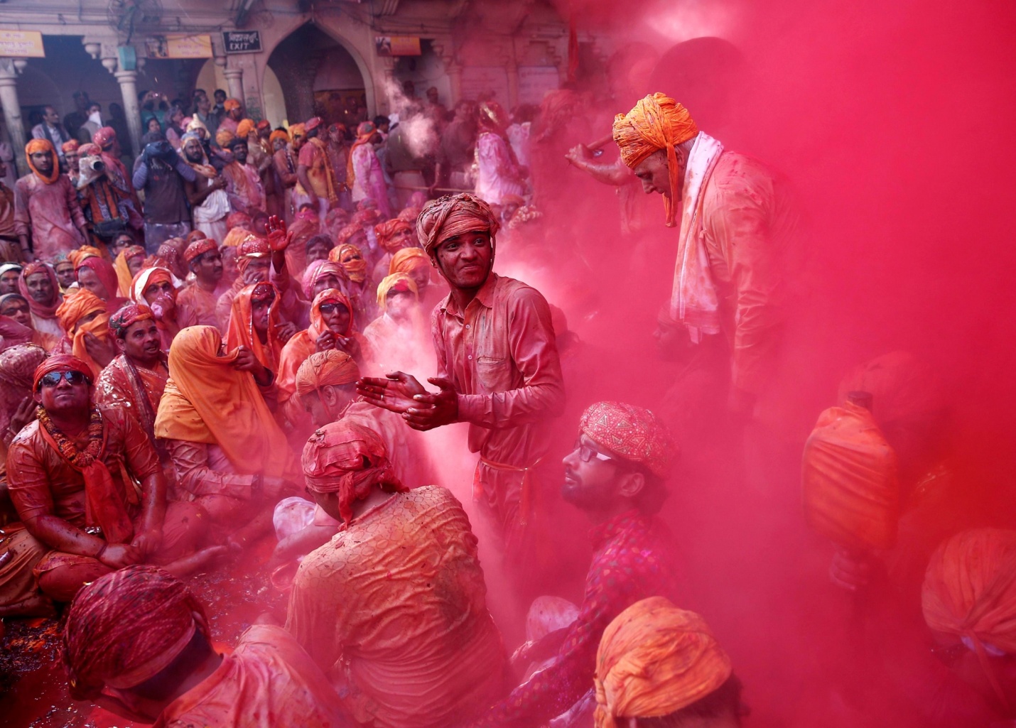 Holi pictures - festival of colors - spring - Holi