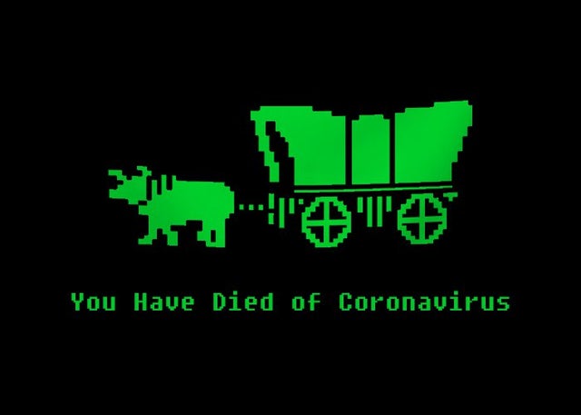funny gaming memes, video game memes - oregon trail memes - You Have Died of Coronavirus