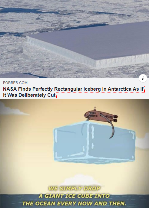 funny memes, 2020 sucks memes, coronavirus memes, friday 13th memes, toilet paper memes - antarctica rectangle ice - Forbes.Com Nasa Finds Perfectly Rectangular Iceberg In Antarctica As If It Was Deliberately Cut We Simply Drop A Giant Ice Cube Into The O