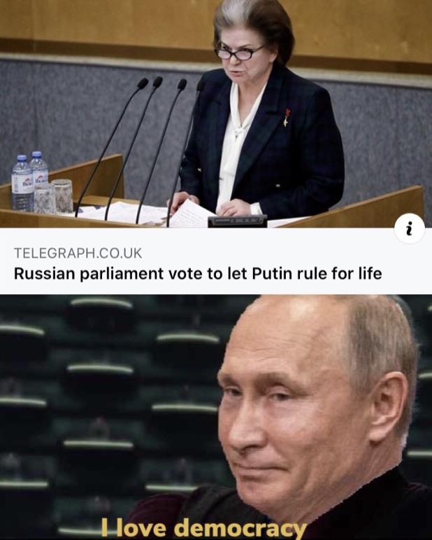 Telegraph.Co.Uk Russian parliament vote to let Putin rule for life Hove democracy